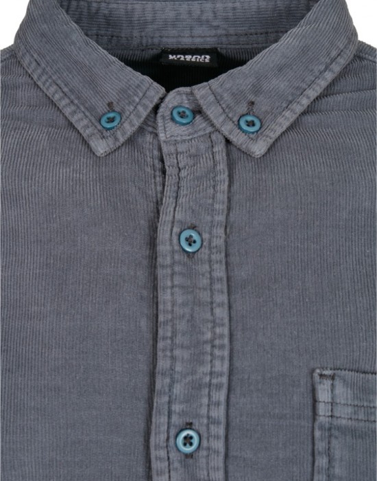 Мъжка риза в синьо-сив цвят Urban Classics, Urban Classics, Ризи - Complex.bg