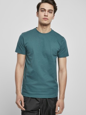 Мъжка изчистена тениска в петролно син цвят Urban Classic Basic teal