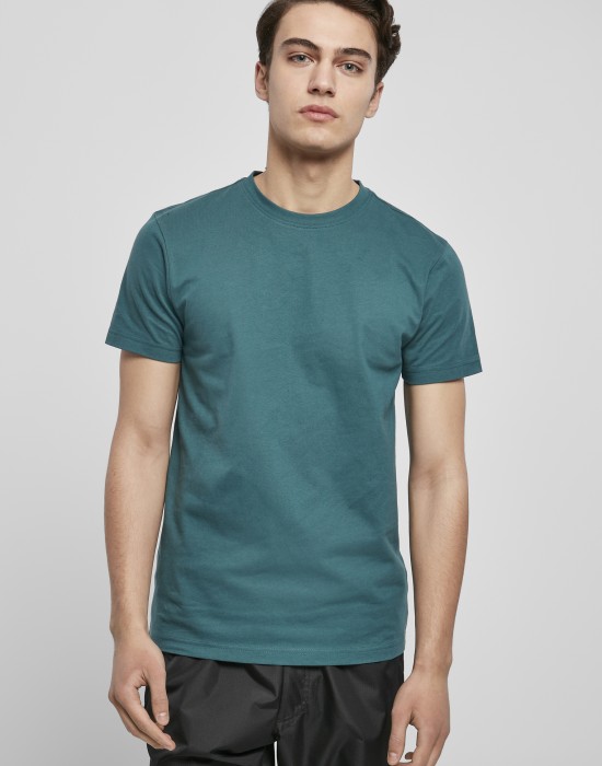 Мъжка изчистена тениска в петролно син цвят Urban Classic Basic teal, Urban Classics, Тениски - Complex.bg