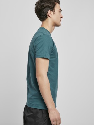 Мъжка изчистена тениска в петролно син цвят Urban Classic Basic teal