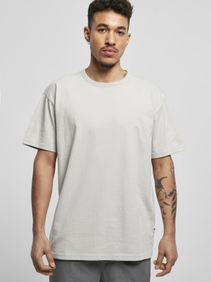 Мъжка изчистена тениска в светлосив цвят Urban Classics от органичен памук