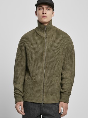 Мъжка жилетка в масленозелен цвят Urban Classics 