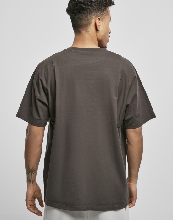 Мъжка тениска в светло черен цвят Urban Classics от органичен памук, Urban Classics, Тениски - Complex.bg