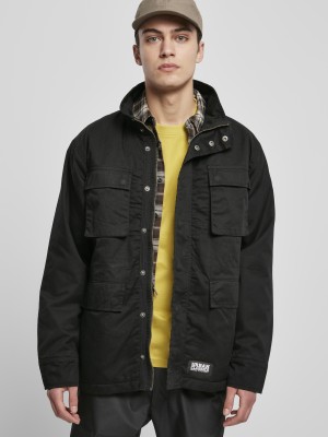Мъжко яке в черен цвят Urban Classics Big M-65 