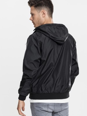 Мъжко яке с контрастни елементи Urban Classics blk/wht