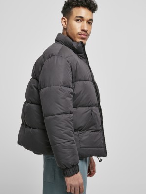 Мъжко зимно късо яке Urban Classics в черен цвят 