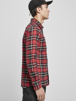 Мъжка карирана червена риза Urban Classics Checked Roots 