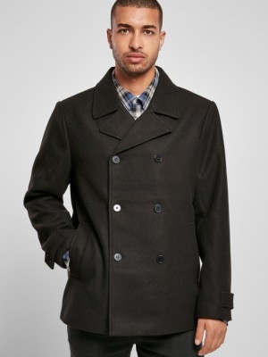 Мъжко класическо палто Urban Classics в черен цвят