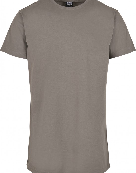 Мъжка дълга тениска в сивeещ цвят Urban Classics Shaped Long asphalt, Urban Classics, Тениски - Complex.bg