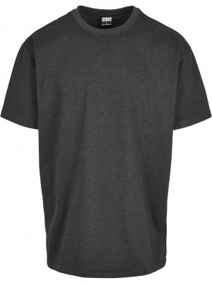 Мъжка изчистена тениска в тъмносив цвят Urban Classics charcoal 