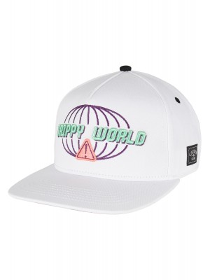 Шапка с козирка в бял цвят  Cayler & Sons Trippy World 