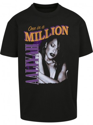 Тениска в черен цвят Mister Tee Aaliyah One In A Million 