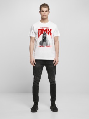 Тениска в бял цвят Mister tee DMX Memory 