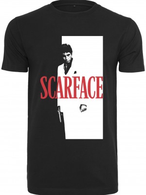 Мъжка тениска в черен цвят Merchcode Scarface