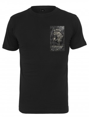Мъжка тениска в черен цвят Mister Tee No Mercy 