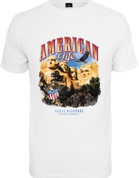Мъжка тениска в бял цвят Mister Tee American Life Mount Roushmore, Mister Tee, Тениски - Complex.bg