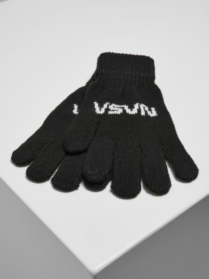 Ръкавици в черен цвят Mister Tee NASA
