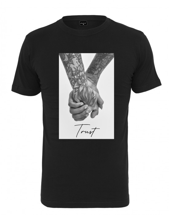Мъжка тениска в черен цвят Mister Tee Trust 2.0, Mister Tee, Тениски - Complex.bg