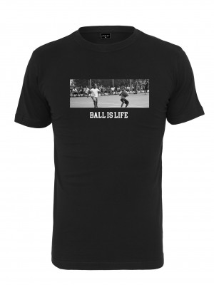 Мъжка тениска в черен цвят Mister Tee Ball Is Life 