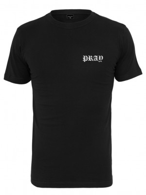 Мъжка тениска в черен цвят Mister TeePray Skeleton Hands