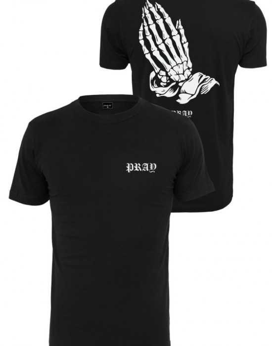 Мъжка тениска в черен цвят Mister TeePray Skeleton Hands, Mister Tee, Тениски - Complex.bg