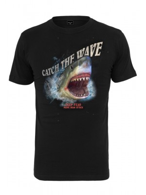 Мъжка тениска в черен цвят Mister Tee Catch the Wave