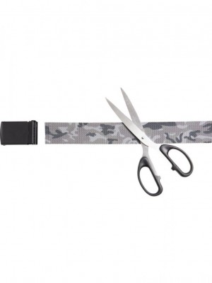 Дълъг черен колан Urban Classics Long Canvas Belt