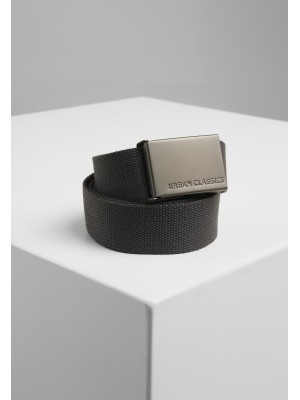 Колан в тъмносив цвят Urban Classics Canvas 