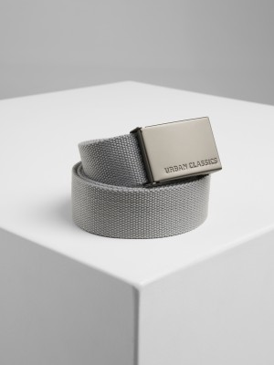 Колан в сив цвят Urban Classics Canvas 