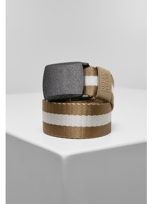 Колан в бежов цвят Urban Classics Centre Stripe