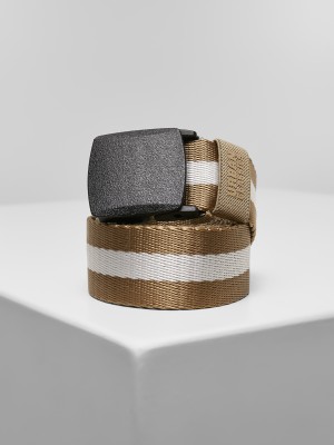 Колан в бежов цвят Urban Classics Centre Stripe
