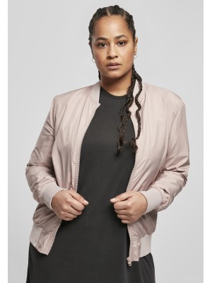 Дамско тънко яке тип бомбър в пепел от рози Urban Classics duskrose 