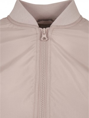 Дамско тънко яке тип бомбър в пепел от рози Urban Classics duskrose  Дамско тънко яке тип бомбър в пепел от рози Urban Classics duskrose