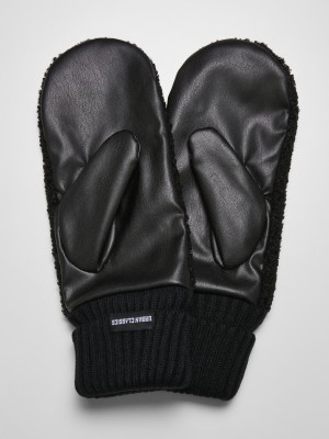 Ръкавици от пухкава и синтетична кожа Urban Classics 