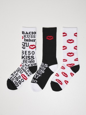 Комплект три чифта чорапи на целувки Mister Tee Kiss