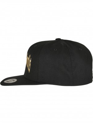 Шапка с козирка Mister Tee Notorious Big в черен цвят