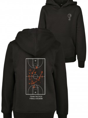 Детски суичър в черен цвят Mister Tee Team Tactics 