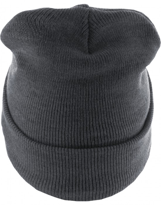 Бийни шапка в тъмносив цвят MSTRDS Beanie Basic Flap Long Version h.grey, Masterdis, Шапки бийнита - Complex.bg