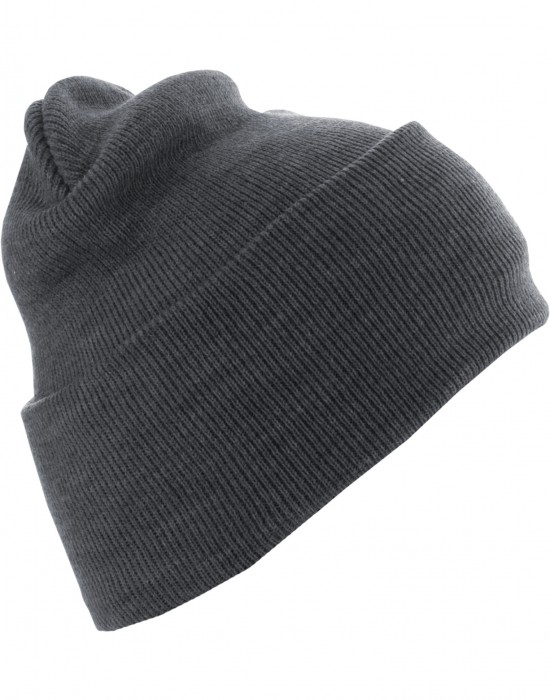 Бийни шапка в тъмносив цвят MSTRDS Beanie Basic Flap Long Version h.grey, Masterdis, Шапки бийнита - Complex.bg