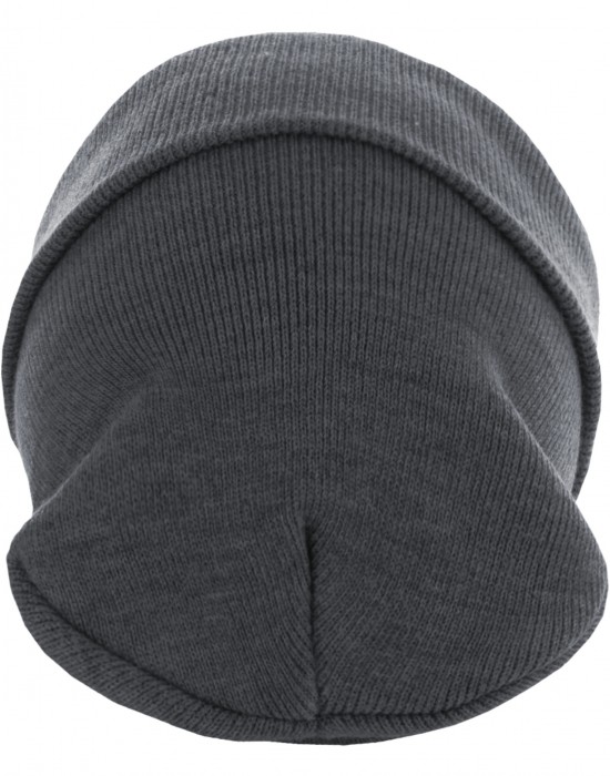 Бийни шапка в тъмносив цвят MSTRDS Beanie Basic Flap Long Version h.grey, Masterdis, Шапки бийнита - Complex.bg