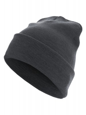 Бийни шапка в тъмносив цвят MSTRDS Beanie Basic Flap Long Version h.grey 