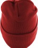 Бийни шапка в червен цвят MSTRDS Beanie Basic Flap Long Version, Masterdis, Шапки бийнита - Complex.bg