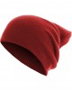 Бийни шапка в червен цвят MSTRDS Beanie Basic Flap Long Version, Masterdis, Шапки бийнита - Complex.bg