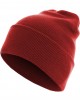 Бийни шапка в червен цвят MSTRDS Beanie Basic Flap Long Version, Masterdis, Шапки бийнита - Complex.bg