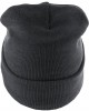 Бийни шапка в цвят графит Beanie Basic Flap Long Version h.char, Masterdis, Шапки бийнита - Complex.bg