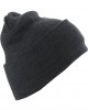 Бийни шапка в цвят графит Beanie Basic Flap Long Version h.char, Masterdis, Шапки бийнита - Complex.bg