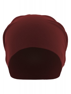 Бийни шапка в тъмночервен цвят MSTRDS Jersey 