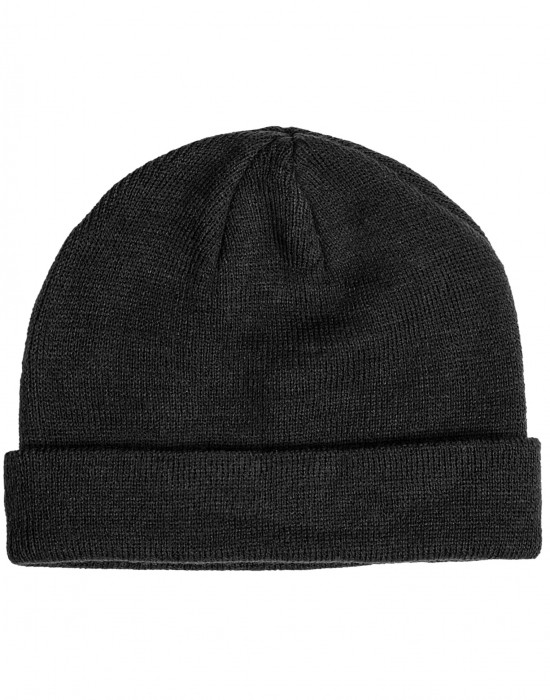 Бийни шапка в черен цвят MSTRDS Short Cuff Knit Beanie, Masterdis, Шапки бийнита - Complex.bg