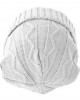 Бийни шапка в бял цвят MSTRDS Beanie Cable Flap, Masterdis, Шапки бийнита - Complex.bg