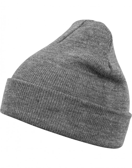 Бийни шапка в сив цвят MSTRDS Beanie Basic Flap h.grey, Masterdis, Шапки бийнита - Complex.bg